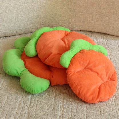 1 UNIDADE Tapete Quente em Formato de Cenoura para Coelhos, Macio, Respirável, Fofo, para Sofá, para Pequenos Animais de Estimação, Hamster, Coelho, Filhote, Gatinho, Cama para Dormir