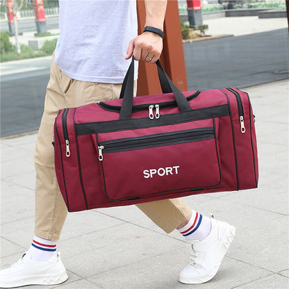 Portable long-distance Men Women Travel Bag Business Trips Boarding Solid Color Large Capacity Toiletries Luggage Bags