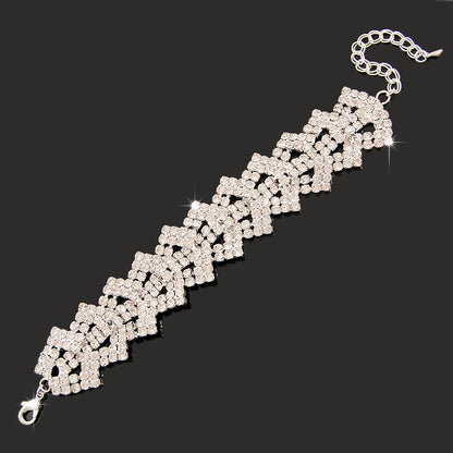 Novas Pulseiras de Berloques de Moda Prata 925 AAAAA Zircônia Cristal Feminino Pulseira Casamento Noivado Joias de Luxo