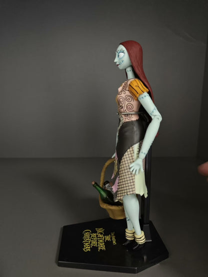 Disney Jun Planning Nightmare Before Christmas Sally Action figures Series 1 Presente de Halloween A embalagem não inclui uma caixa