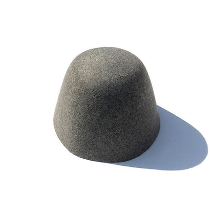 High Quality Wool Fisherman Hat Solid Color Bucket Hats Retro Bell-shaped Basin Cap For Woman Autumn Winter Warm Sun Visors Caps