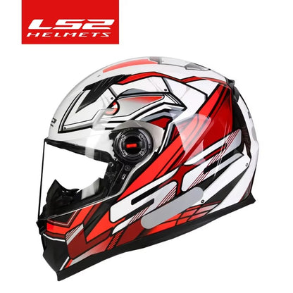 Capacete de motocicleta LS2 FF358 Capacete integral LS2 Draze para homens e mulheres Capacete de corrida de moto com casco de ABS Cascos Para Moto Aprovado pela ECE