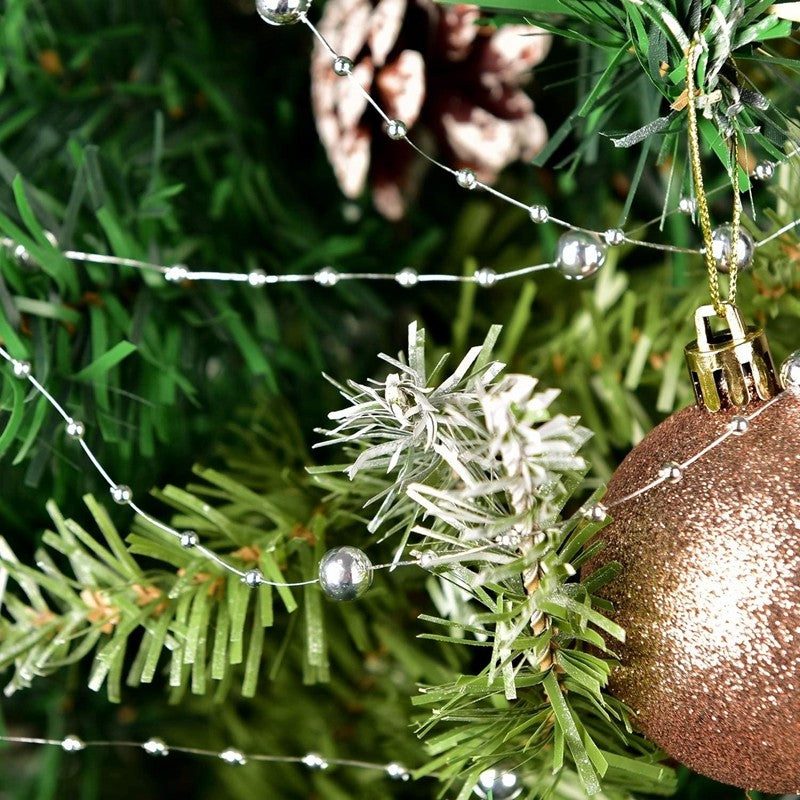 10M/Roll Pearl Chain Merry Christmas Decoration Christmas Tree Pendant for Home Decor Party Supplies New Year 2026 Gift Ornament