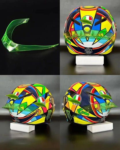 Helmet Accessories for AGV PISTA GPR Large Tail Air Vane Combat Radar Track Spoiler Throttle Modified Tail