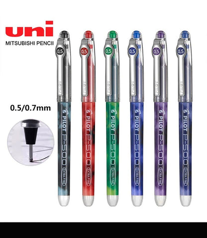 1pcs Japan Pilot Gel Pen P500/P700 for Writing Exam 0.5/0.7mm Signature Direct Liquid Large Capacity School Office Supplies