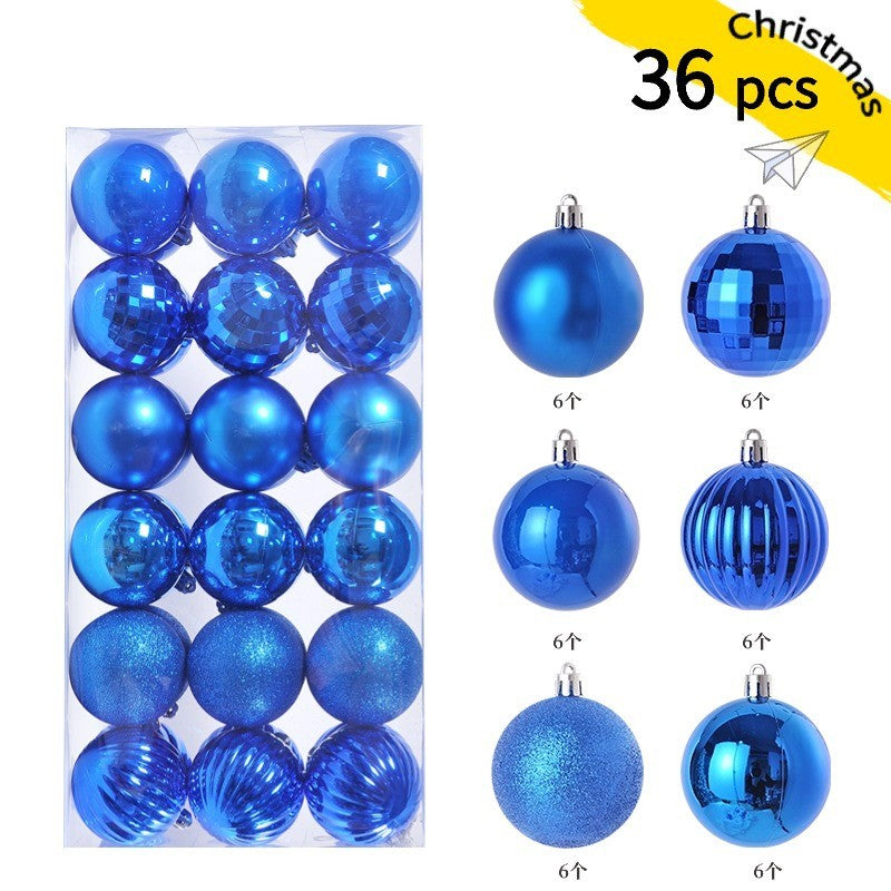 24pcs 3cm Christmas Balls Christmas Tree Ornaments Ball Xmas Hanging Tree Pendants Home Party Christmas Tree Decor New Year Gift