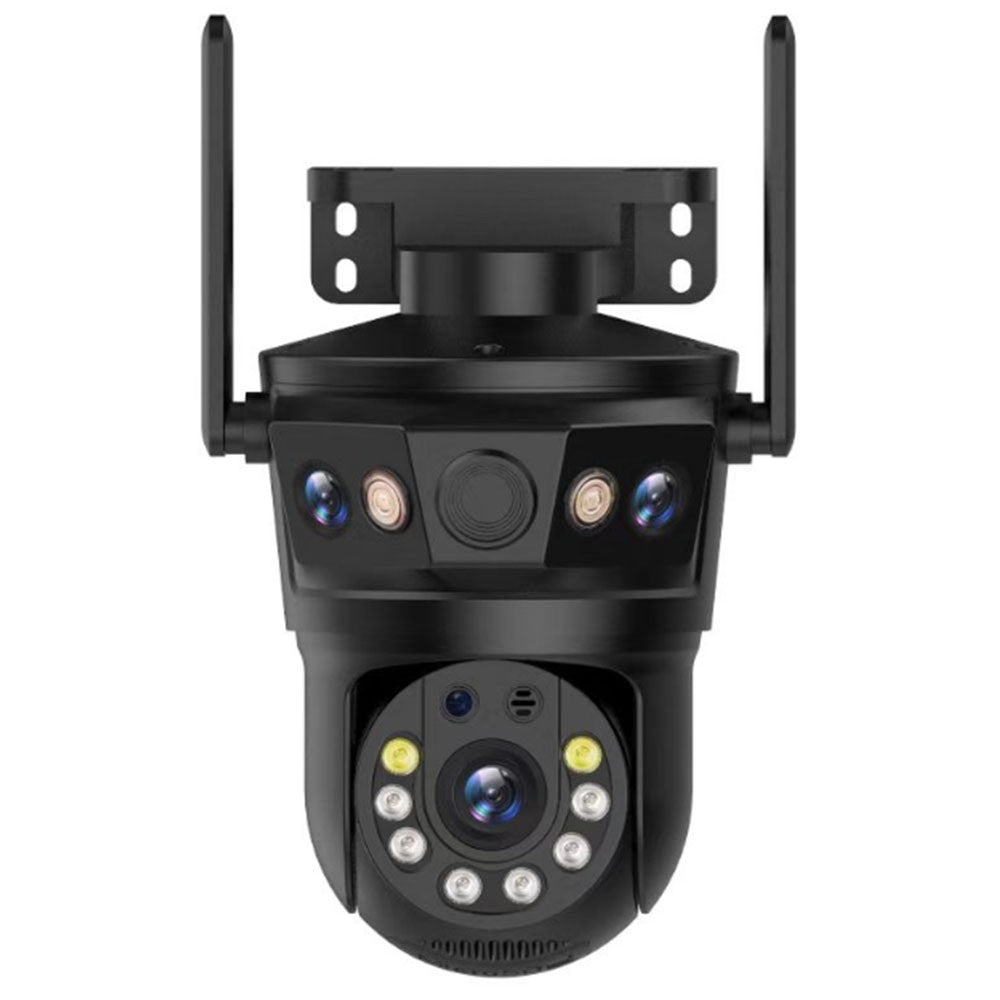 12MP Three Screen WIFI IP Camera Outdoor Three Lens PTZ Cam Ai Human Detection Waterproof Wireless CCTV Video Security Cameras