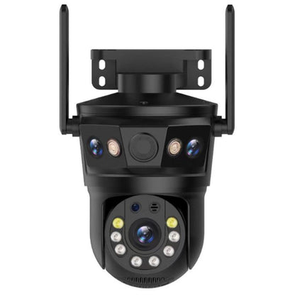 12MP Three Screen WIFI IP Camera Outdoor Three Lens PTZ Cam Ai Human Detection Waterproof Wireless CCTV Video Security Cameras
