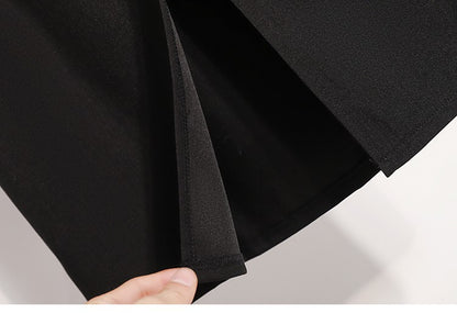 Suit Half-body Skirt Women's Large Size Autumn New Fashion Elegant Commuting Medium-length Package Hip Skirts Loose A-line Skirt