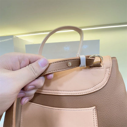 French Style Niche Fashion Crossbody Top Handle Bag Women Pu Leather Casual Daily Luxury Handbag Adjustable Shoulder Strap Y2k