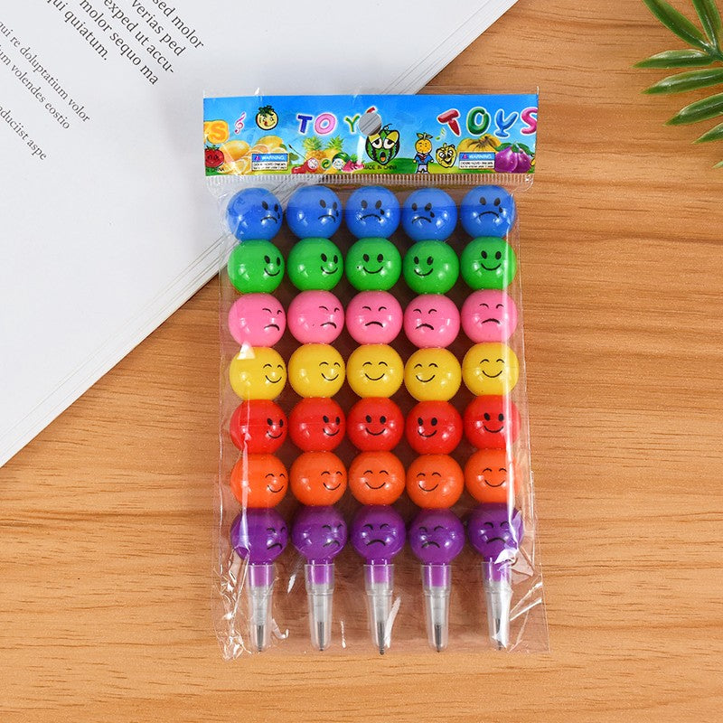 5/10Pcs Lollipop Building Block Crayon Pencil Painting Pen Kids Birthday Party Favors Pinata Fillers Back To School Stationery