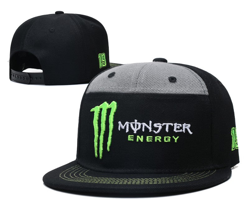 30 styles Monster Energy Embroidered Baseball Hat Summer Men's and Women's Sunscreen Duck Tongue Hat Racing Baseball Hat