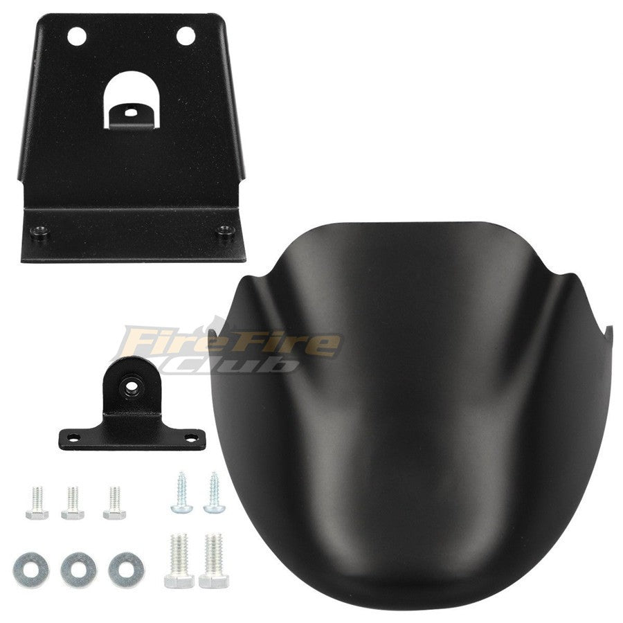 Spoiler Preto Inferior Dianteiro para Motocicleta, Protetor de Lama, Defletor de Ar, Carenagem Inferior para Harley XL Sportster 883 1200