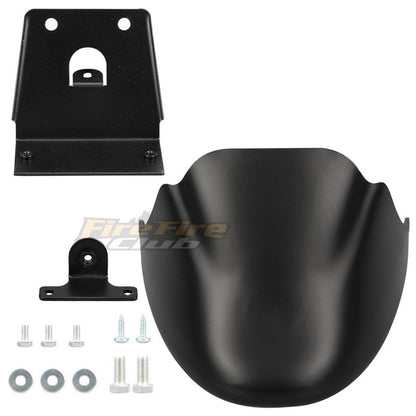 Spoiler Preto Inferior Dianteiro para Motocicleta, Protetor de Lama, Defletor de Ar, Carenagem Inferior para Harley XL Sportster 883 1200