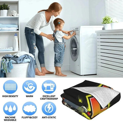 Japan Fashion Hysteric Mini Throw Downy Summer Blanket Fluffy Camping Chair Catnap Throws for Lounge Sofas Blankets Sofa Quilt
