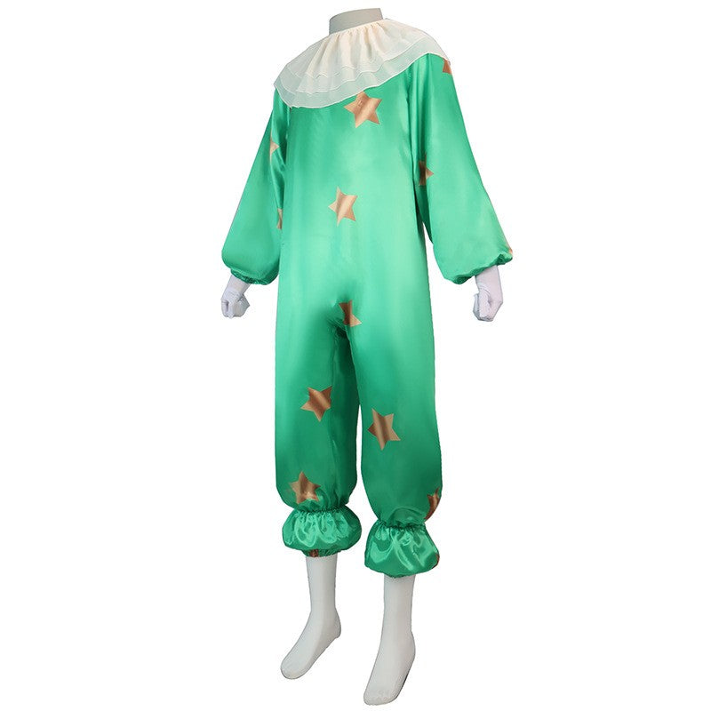 Game Killer Klowns From Outer Space Cosplay Costume Adult Unisex Jumpsuit Full Set Accessories Uniform Halloween Carnival Suits