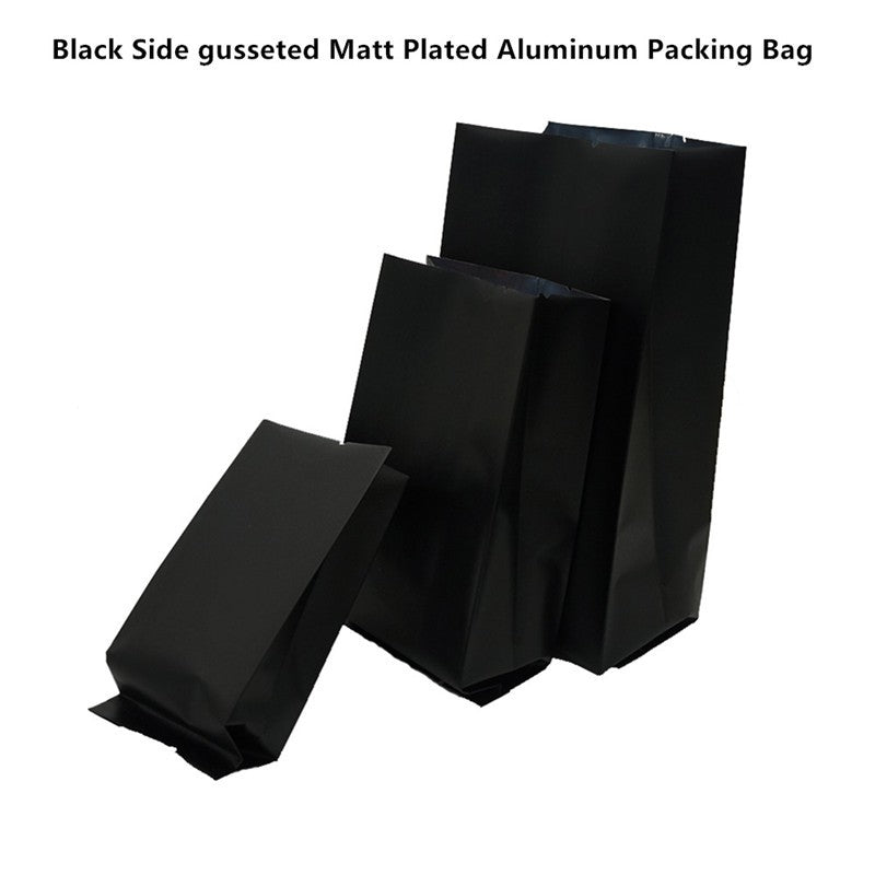 100pcs Silver Aluminum Foil Zip-lock Bags, Food Grade Aluminized Mylar Zipper Self Sealing Pouches for Cloth / Snacks Packaging