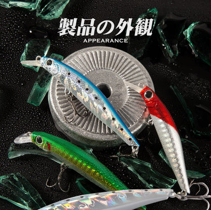 Isca de Pesca de Truta Hunthouse Isca Rígida Sinking Jerkbait 70/80/105mm 7/8.5/18.5g Artist Minnow Isca de Pesca Marinha Twitch Para Robalo