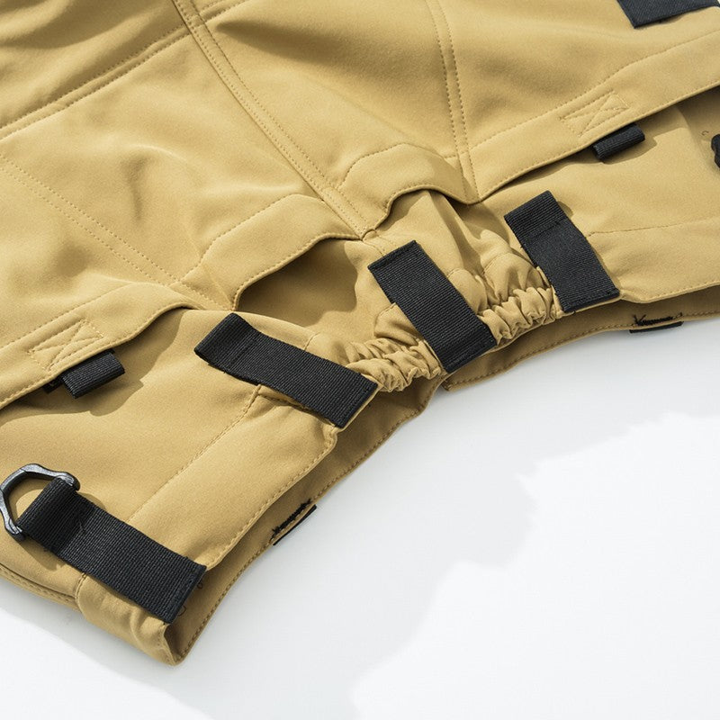 Men Winter Autumn Warm Fleece Pants Waterproof Hiking Camping Climbing Cargo Military Tactical Casual Trousers Softshell Elastic