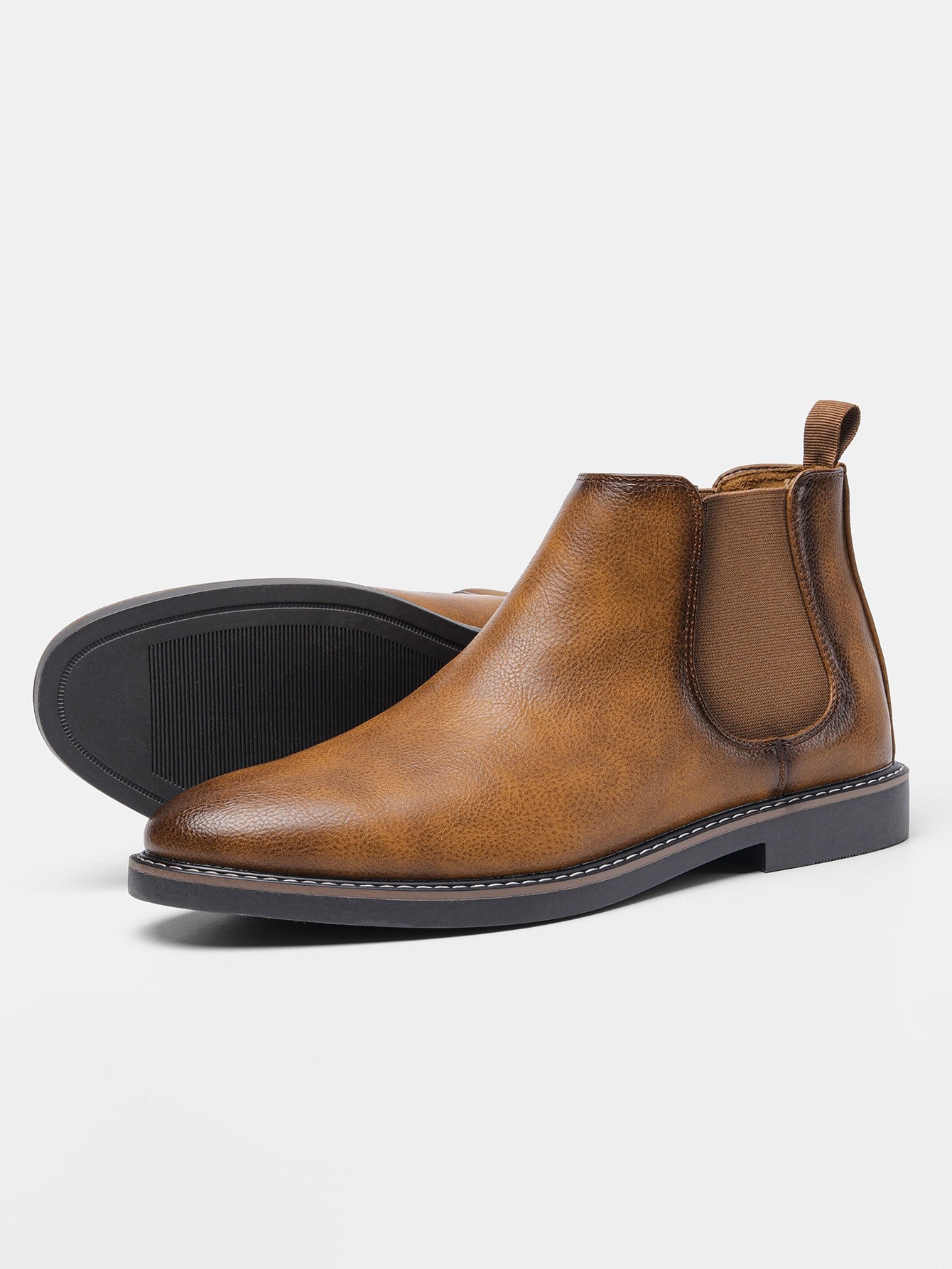 40~46 Botas Masculinas Chelsea Boots Marca Retrô Confortável Moda Masculina