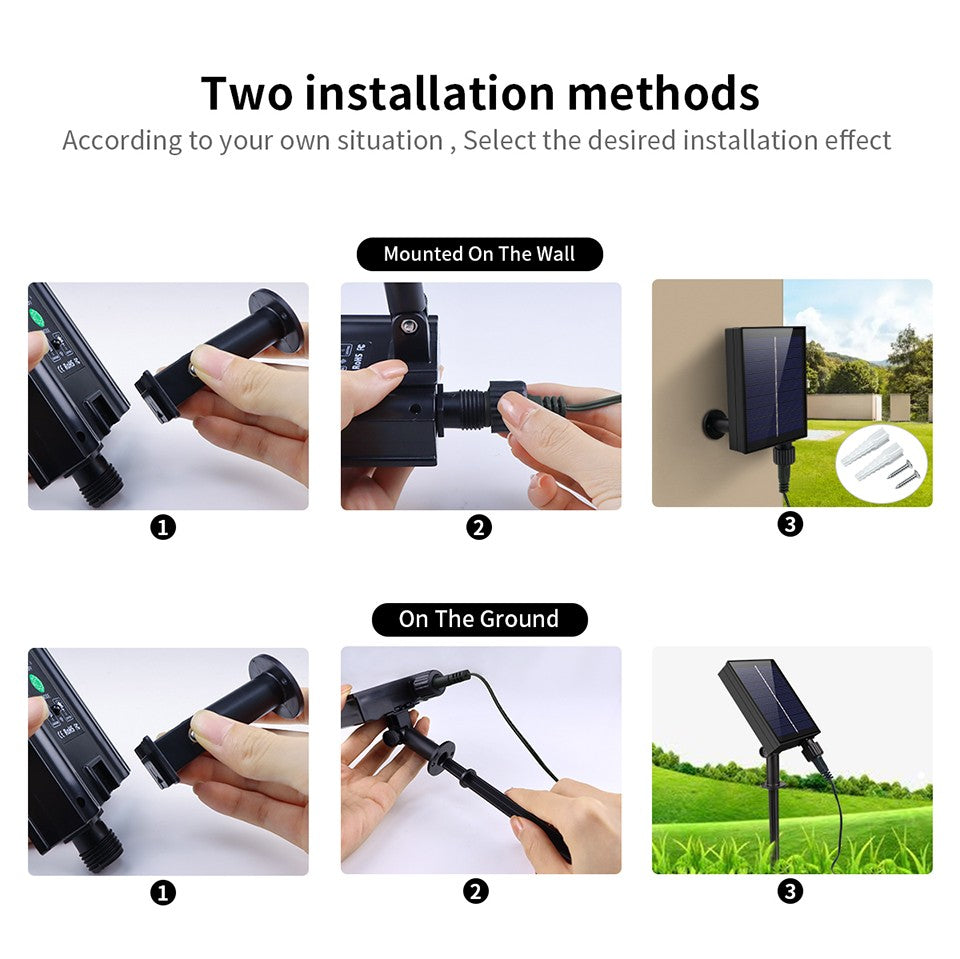 100M 1000 LEDs Fast Charge Solar Led Fairy Light Led Waterproof Outdoor String Lights Christmas Garland For Garden Party Decor