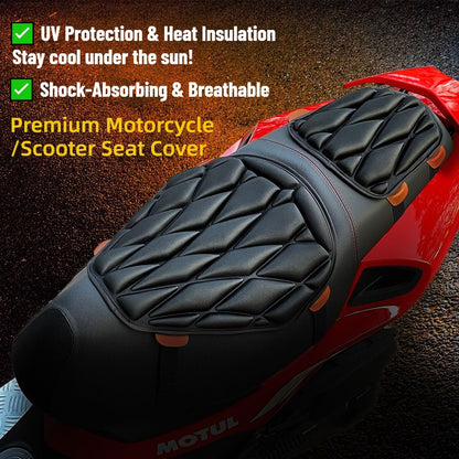 Capa de Assento para Motocicleta 3D Conforto Air Seat Capa de Almofada EVA Impermeável UV Resistente ao Calor Universal para e-bike scooter motocicleta
