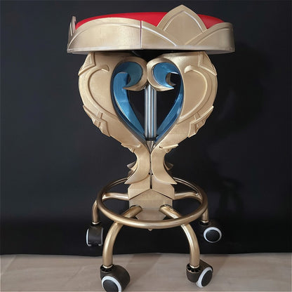 Sandrone Genshin Impact Marionette Cosplay Anime Round Stool Handmade Give Out Light Swivel Wheel Chair Cartoon Table Chairs