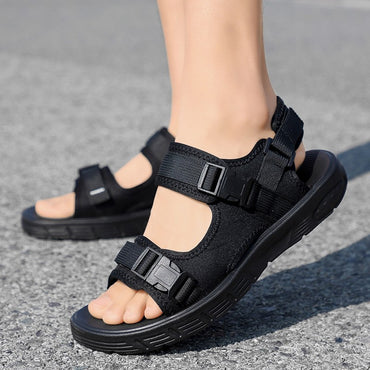 A Pair of Men's Sandals, Summer New Trendy Sports Outer Wear, Non-Slip, Wear-Resistant, Soft-Soled Driving, Cool Beach Shoes for Men