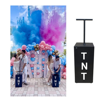 Tnt Gender Reveal Machine Kit Baby Smoke Decoration Supplies Celebration Ideas Backdrop Background Memories Pyrotechnic Items FX