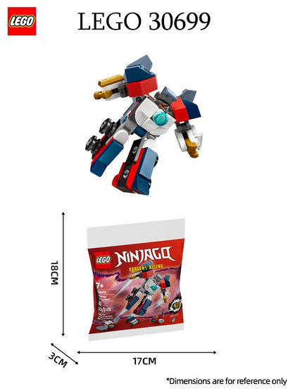 Lego 30699 Ninjago Série Mini Ninja Combinação Mecha Saco de Construção de Brinquedo Presente de Dia das Crianças
