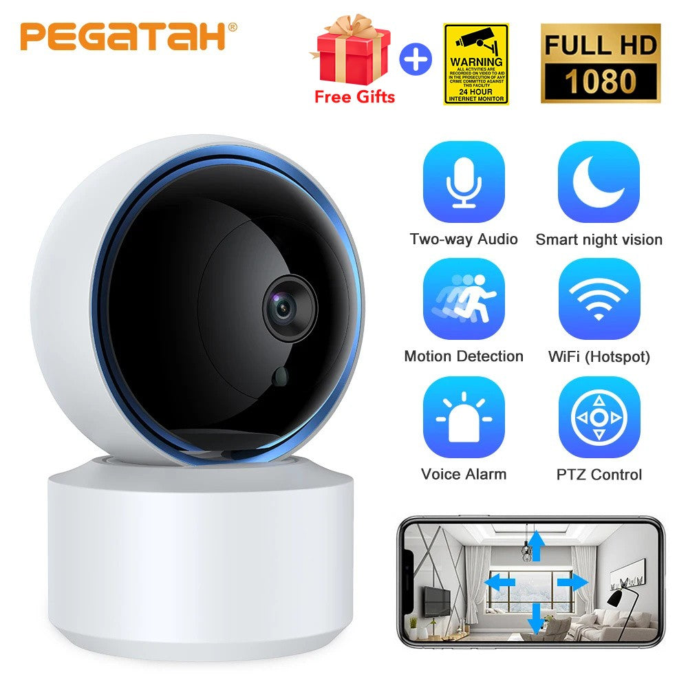 Tuya WIFI PTZ Camera 1080P HD Indoor Baby Monitor Smart Home Wireless Night Vision P2P Security Video Surveillance IP Cameras