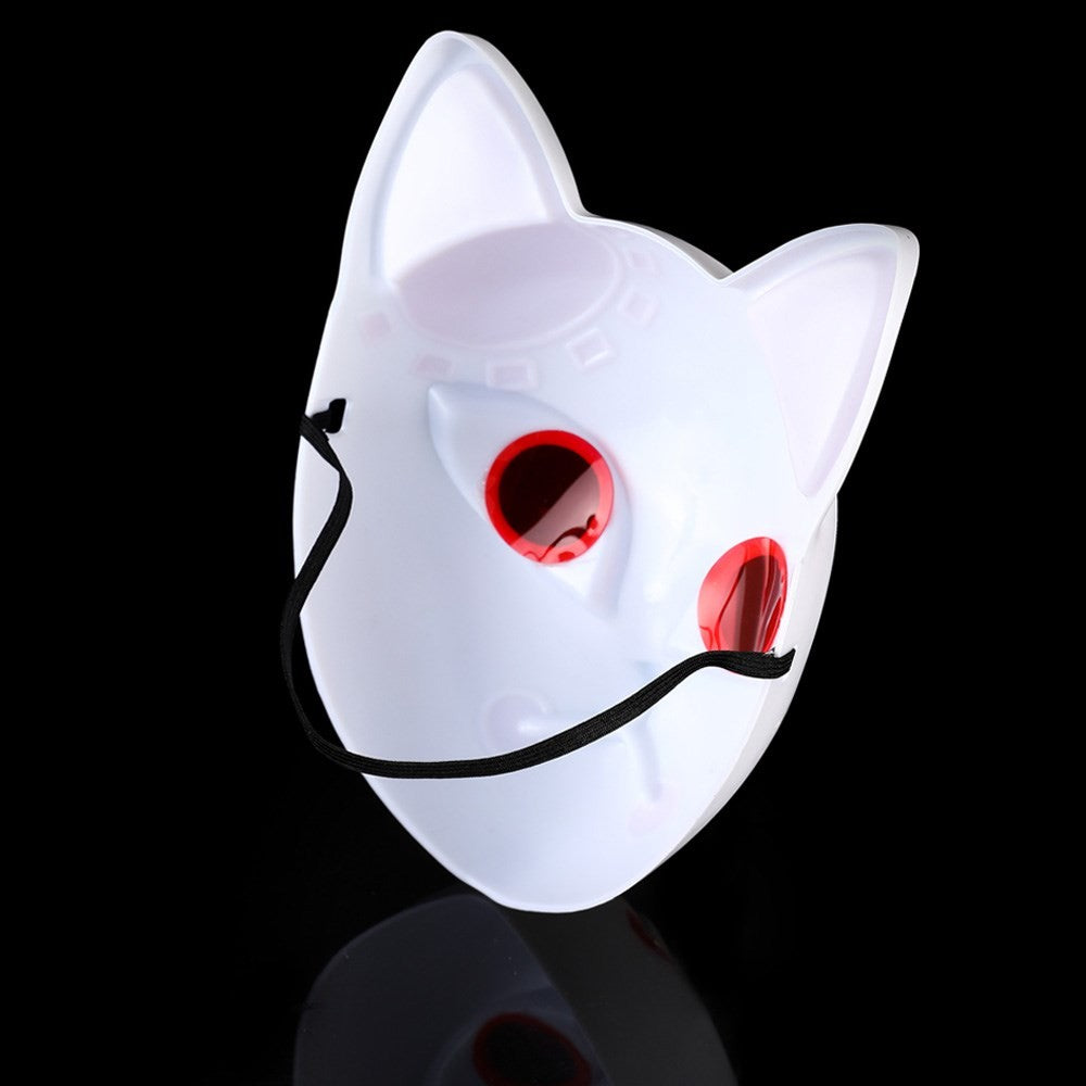 Anime Demon Mask Cosplay Kimetsu No Yaiba Sabito Makomo ABS Plastic Masks Halloween Party Costume Props Deluxe