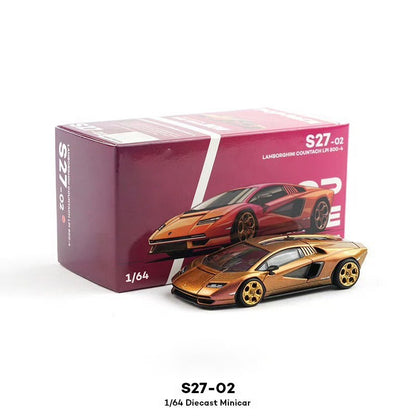 Novidade em Estoque 1:64 S33-02 Poprace Porshce Singer Dls Turbo Study Miniatura em Liga Fundida S29-01 Brinquedo Carro de Corrida Porshce