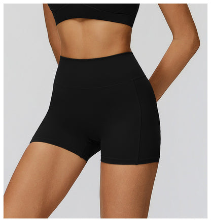 Women Yoga Shorts Gym Cycling Running Workout Scrunch Butt Women High Waist Sports Shorts Fit Mesh for Fitness Hip Lifting Yoga