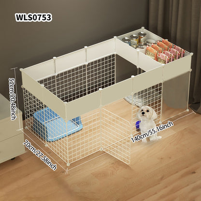 Cercadinho para Cães, Casa Interna, Gaiola, Cão de Porte Pequeno e Médio, Teddy, Corgi, Porta de Isolamento, Grade de Proteção, Canil