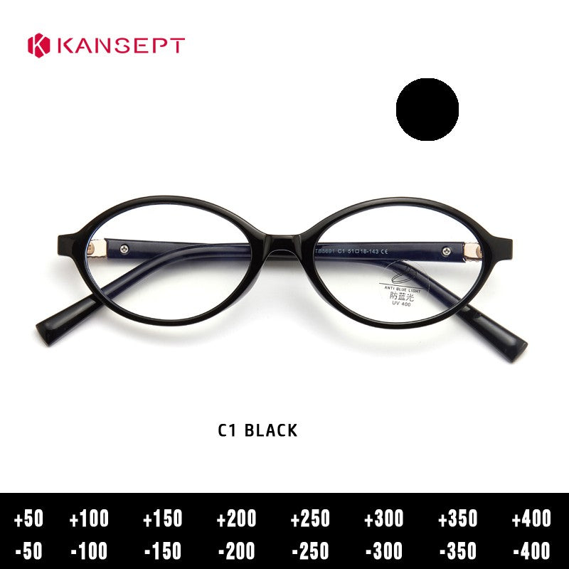 KANSEPT women's eyeglass frame optical lenses grade glasses Prescription for eyepieces in trend anti-glare lenses and blue light