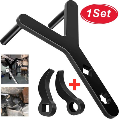 1 Conjunto Ferramenta de Alavanca de Braço de Controle Inferior Automotivo Chave de Barra de Alavanca para Catraca de 1/2 Chave de Boca Aberta Ferramenta de Desmontagem de Eixo de Tração de Semi-eixo