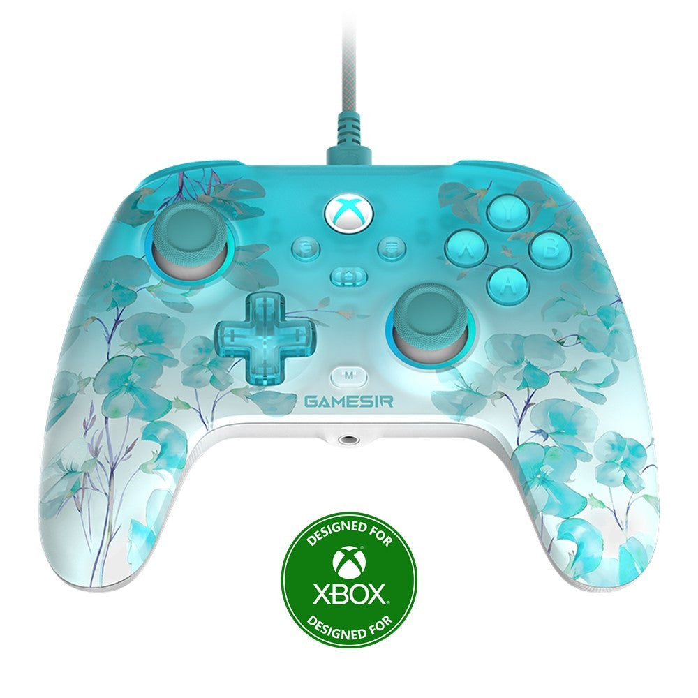 GameSir T7 Pro Floral Xbox Gaming Controller Wired Gamepad for Xbox Series X, Xbox Series S, Xbox One, with Hall Effect Joystick