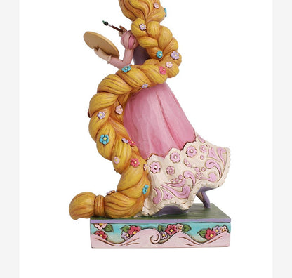 Novos produtos em estoque: Pinturas de personagens de desenho animado, Estatuetas de princesas de cabelo comprido, Brinquedos de estatuetas, Presentes surpresa de aniversário para meninas