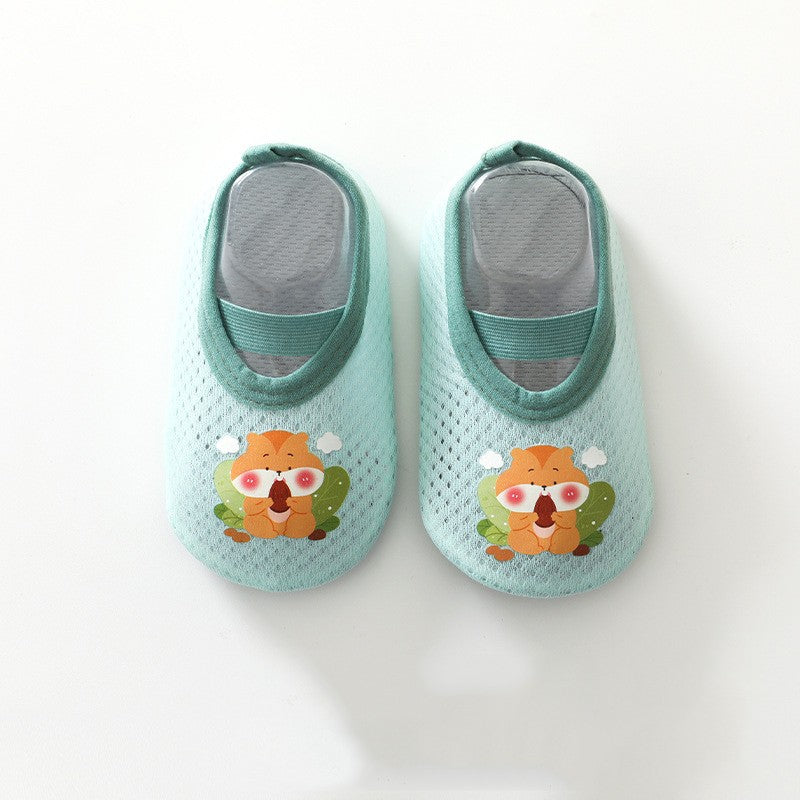 Cute Cartoon Baby Floor Socks Non-slip Soft Sole Toddler Sock Boy Girls Cotton Children's Toddler Warm Shoes Infant First Walker