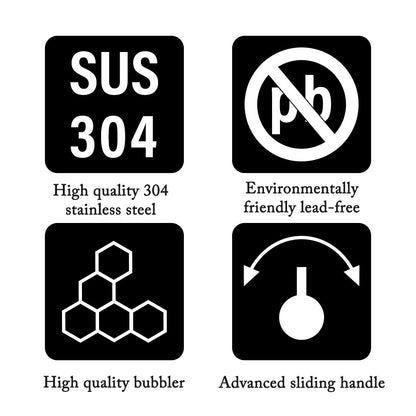 Bathroom Faucets Hot and Cold Mixer Faucets Vanity Bathroom Kitchen Deck Mounted Bathroom Sink Faucets?hose not include?