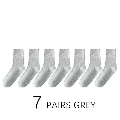 7 Pairs Man Non Binding Diabetes Socks Comfortable Breathable Socks Suitable For Elderly Man For Fat Feet Men Plus Size39-48