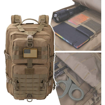 50L/30L Backpack  Military Assault Pack For Men, 3 Day Bug Out Bag Molle DaypackFor Camping Outdoor Sport Rucksack Backpacks