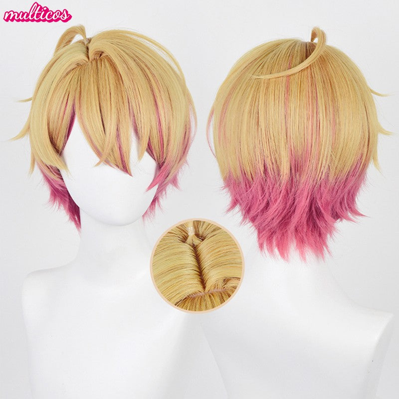 Peruca de Cosplay Oshi no Ko Hoshino Ai Hoshino Ruby Hoshino Akuamarin Arima Kana Peruca de Cosplay Cabelo Resistente ao Calor Perucas de Anime + Touca de Peruca