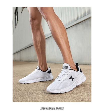 Tênis de Corrida Masculino Xtep Primavera 2025 Calçado Esportivo Absorvente de Suor Tênis Esportivo Esportivo Resistente ao Desgaste com Estabilidade 880119115131