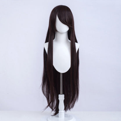 Halloween Cosplay Anime Party Fancy Wig Costume Wig 100cm Long Straight Heat Resistant Synthetic Hair Anime Colored Hair
