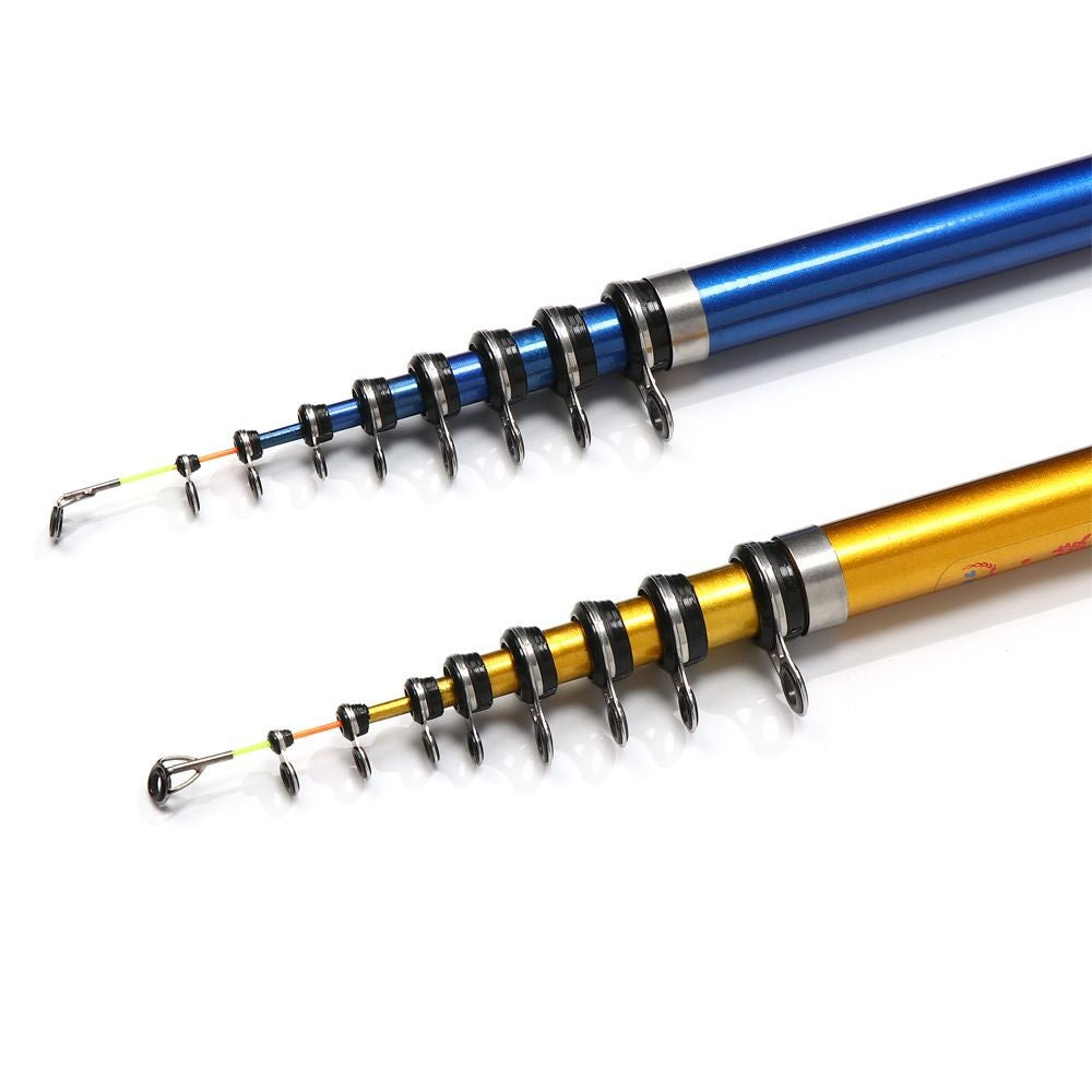 Vara de Pesca de Mar em Material de Carbono, Vara de Pesca Telescópica de Qualidade, Varas de Spinning de Qualidade 1.5m, 1.8m, 2.1m, 2.4m, 2.7m, 3m