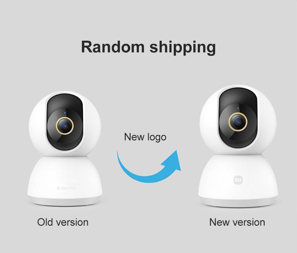Câmera de Segurança Inteligente Xiaomi 360° Mi PTZ 2K Webcam 1296P 3 Megapixel Detecção Humana por IA Visão Noturna Webcam Funciona com Miji