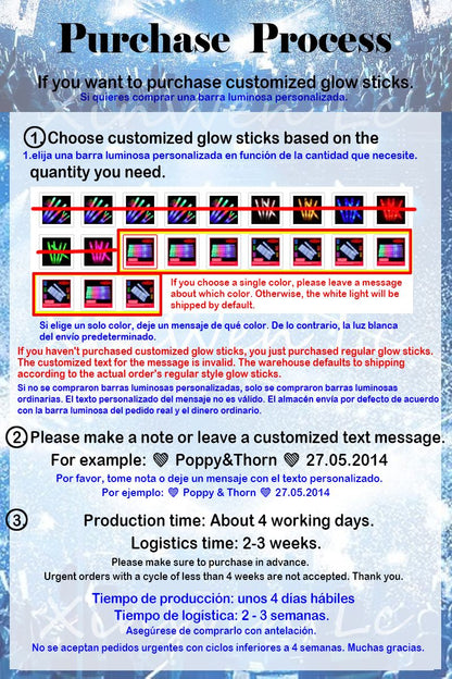 30Pcs RGB LED Glow Foam Stick Bulk Colorful LED Glow Sticks Cheer Tube Dark   Light Birthday Wedding Party Supplies