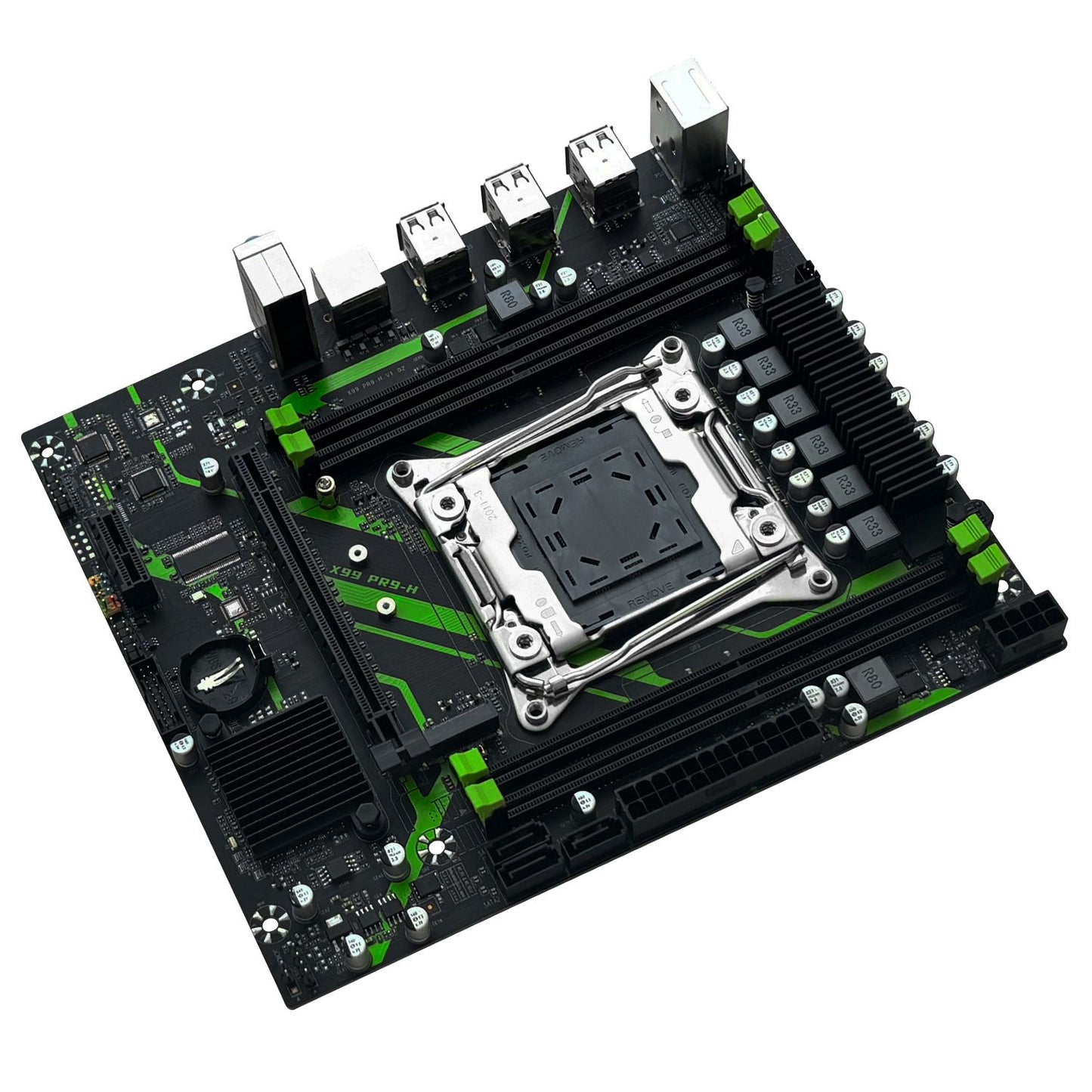 Placa-mãe MACHINIST X99 PR9-H Kit Com CPU Xeon E5 2650 V4 LGA2011-3 Memória RAM DDR4 16GB (1*16GB) 2133MHZ NVME M.2 SATA